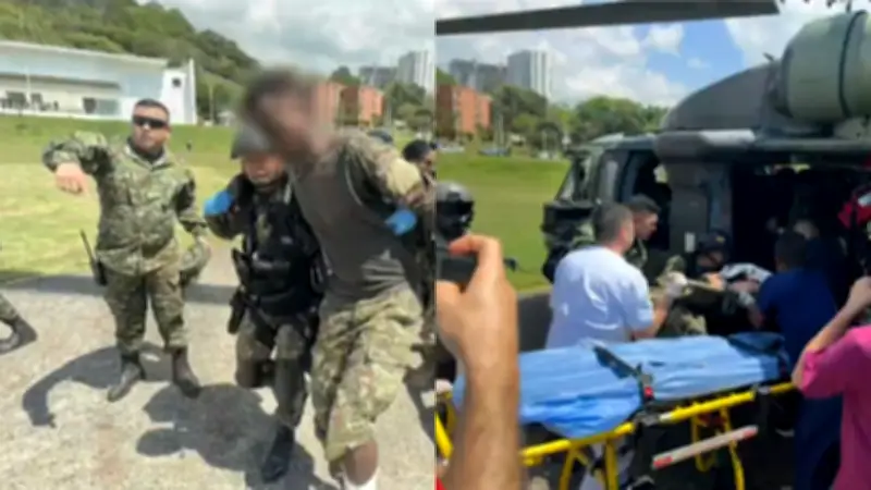 Tres soldados heridos en ataque a helicóptero militar permanecen hospitalizados en Santander