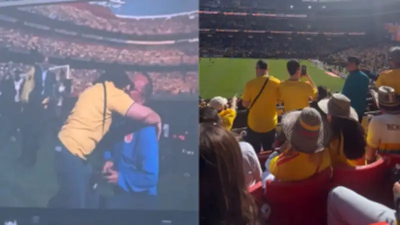 Un momento de amor eclipsa la derrota de Colombia ante Francia en amistoso