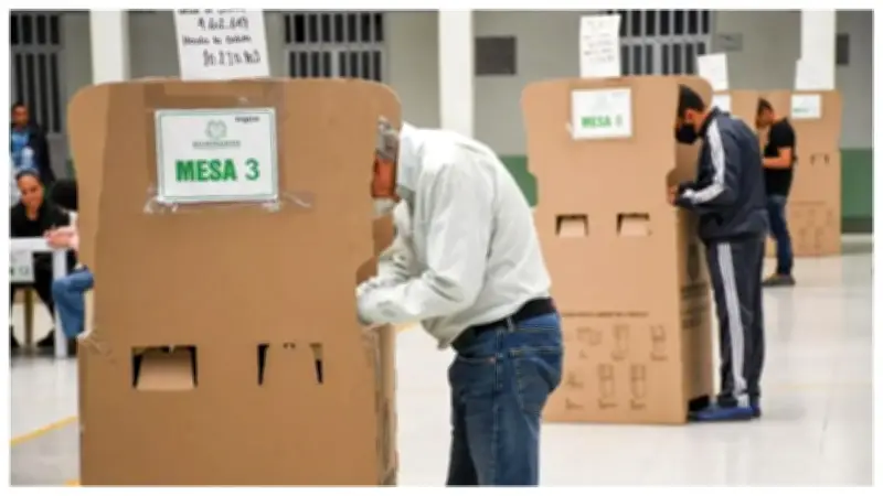 Vallecaucanos acuden temprano a las urnas en 1.152 puestos de votación