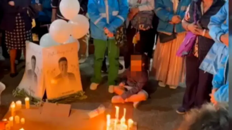 Velatón en Bogotá despide a Néstor Acosta, funcionario del Acueducto asesinado