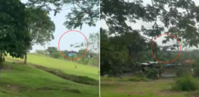 Video muestra el momento exacto del accidente del avión Hércules de la FAC en Putumayo