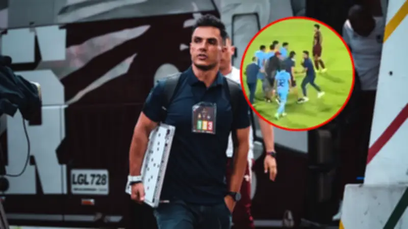 Video muestra golpe a Lucas González tras triunfo del Tolima en Libertadores