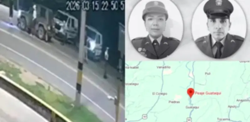Video presunto muestra asesinato de policías en Cundinamarca mientras pedían refuerzos