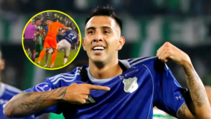 Video revela festejo de Contreras que enfureció a Ospina y Tesillo en clásico