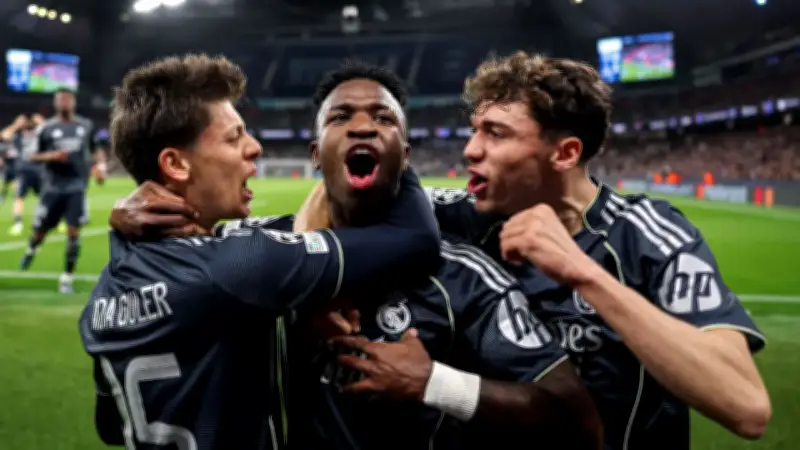 Vinicius Jr. lidera al Real Madrid a cuartos de final de la Champions League