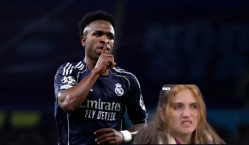 Vinicius Junior responde con gol y gesto provocador a burlas del Manchester City