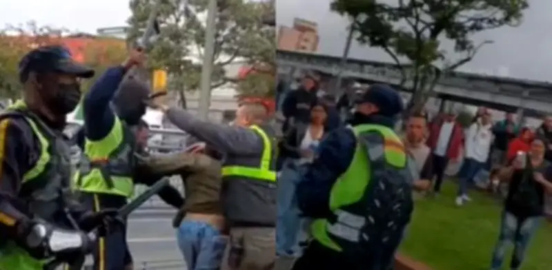 Violenta pelea entre vigilantes y colados en TransMilenio reabre debate sobre límites de seguridad