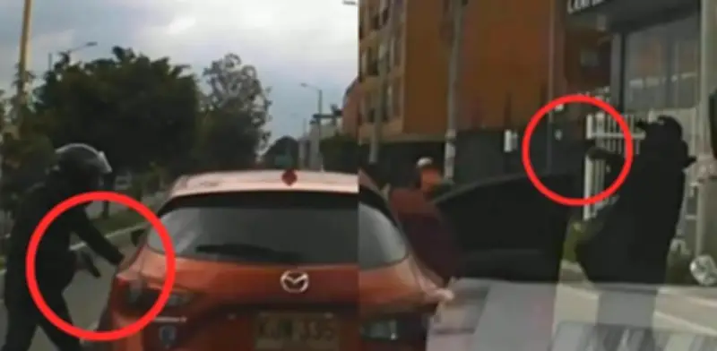 Violento atraco armado en Suba captado en video: víctimas no formalizaron denuncia