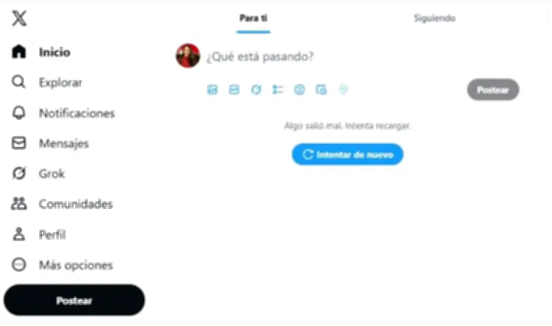 X presenta fallas masivas en Colombia: usuarios reportan problemas de carga en la aplicación
