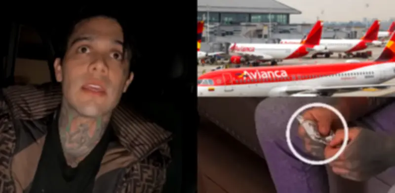 Yeferson Cossio revela tensa discusión con auxiliar de Avianca tras incidente de 'bomba fétida' en vuelo