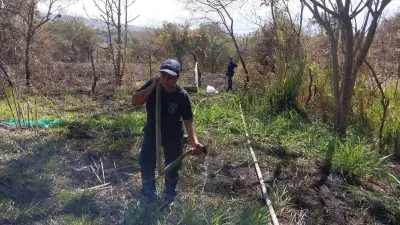 Barichara enfrenta quinto incendio forestal del año: 3,5 hectáreas consumidas