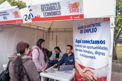 Bogotá abre 185 vacantes en ferias laborales este 24 de marzo en Fontibón y Santa Fe