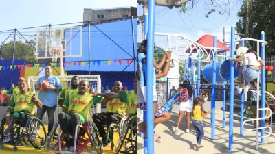 Bolívar inaugura cancha multifuncional que beneficiará a más de 2.000 residentes en Cartagena