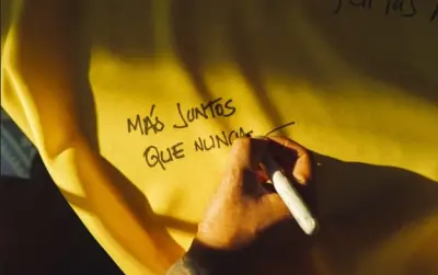 Buchanan's crea tifo con mensajes de hinchas y leyendas del fútbol colombiano