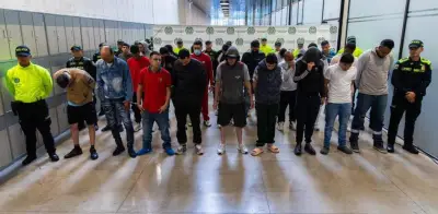 Capturan a 30 homicidas en Bogotá, entre ellos sicarios y atacantes de menores
