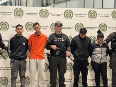 Capturan a cuatro integrantes de la banda 'AK47' que extorsionaba comerciantes en Bogotá