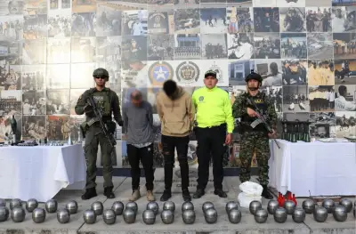 Capturan a dos hombres por fabricar explosivos para grupos ilegales en Bogotá