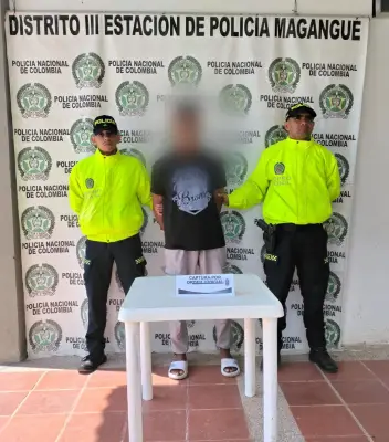 Capturan en Magangué a hombre por abuso sexual a menor contactada por Facebook