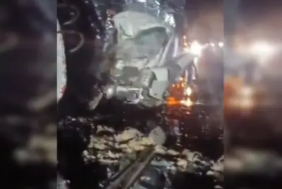 Choque múltiple en Troncal del Magdalena Medio deja dos heridos graves en Santander