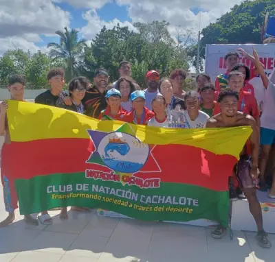 Club de Natación Cachalote obtiene tercer puesto en Torneo Súper Titanes de Bolívar