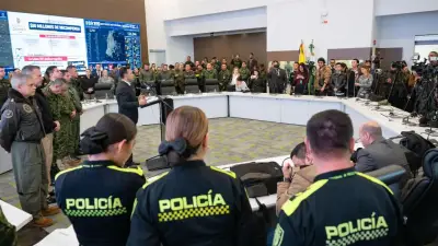 Colombia activa Operación Espejo en frontera con Ecuador contra crimen transnacional