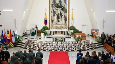 Colombia rinde homenaje a víctimas del accidente aéreo en Putumayo en ceremonia íntima