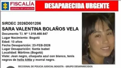 Desaparición de Sara Valentina: Familia implora su regreso tras seis días sin rastro en Bogotá