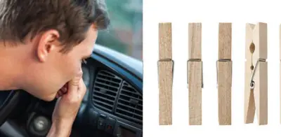 El truco de la pinza de madera para eliminar malos olores en el carro y evitar mareos