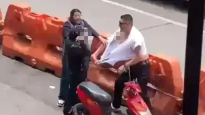 Enfrentamiento a cuchillo en Bogotá por venta de celular falso