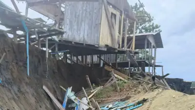 Erosión del río amenaza viviendas en Carmen del Darién, Antioquia