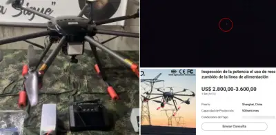 Expediente confidencial revela drones terroristas en Antioquia: modelos y precios