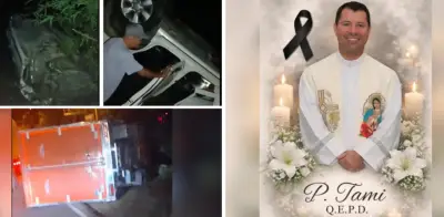 Fallece párroco Óscar Jenry Vera en trágico accidente vial en Santander