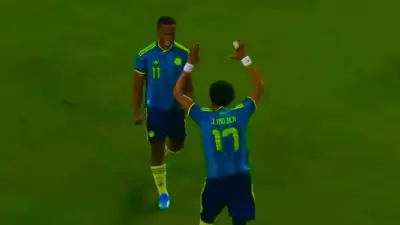 Gol relámpago de Jhon Arias en empate de Colombia contra Croacia