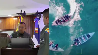 Interceptan lanchas con más de 850 kilos de cocaína en el Caribe colombiano