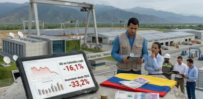 Inversión extranjera en Colombia cae 16,1% en 2025 y acumula descenso del 33,2% desde 2022