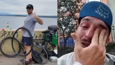 Joven argentino en viaje mundial en bicicleta es víctima de robo en Bogotá