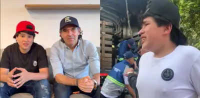 Joven vendedor informal de Medellín se reúne con alcalde tras decomiso viral de su carreta de frutas