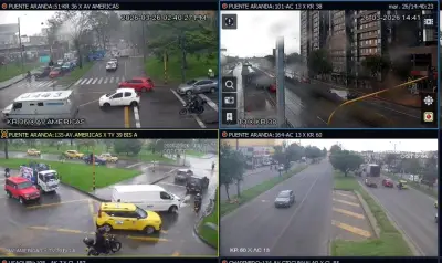 Lluvias y manifestación afectan movilidad en Bogotá este jueves 26 de marzo