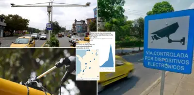 Mapa de fotomultas: 320 cámaras activas en Colombia para Semana Santa