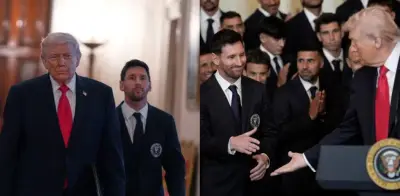 Messi y Trump se reúnen en la Casa Blanca: intercambio de camisetas y bromas sobre fútbol