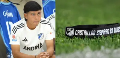 Millonarios rinde emotivo homenaje a Santiago Castrillón con minuto de silencio en El Campín