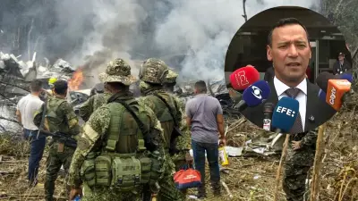 Ministro de Defensa detalla proceso de entrega de cuerpos de 69 uniformados fallecidos en accidente aéreo