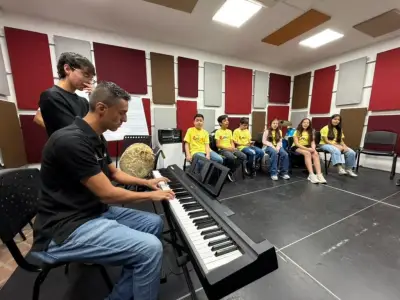 Niños de Bucaramanga brillan en Festival de Música Colombiana con repertorio andino