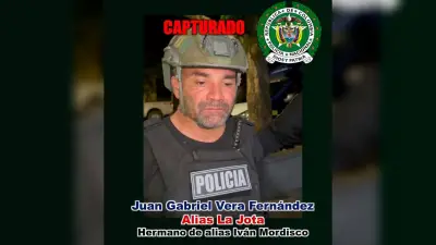 Policía captura en Tolima a alias 'La Jota', hermano clave de 'Mordisco' en disidencias