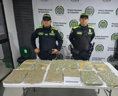 Policía de Barranquilla incauta 7 kilos de marihuana en bus intermunicipal con destino a Cartagena