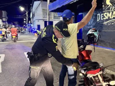 Policía de Bucaramanga intensifica operativos en barrio Girardot ante inseguridad