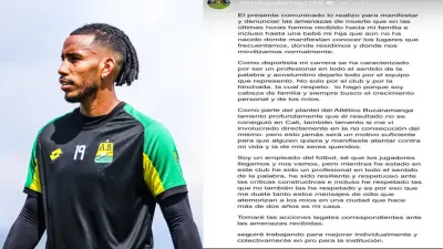Policía implementa medidas de seguridad para jugador del Atlético Bucaramanga tras amenazas
