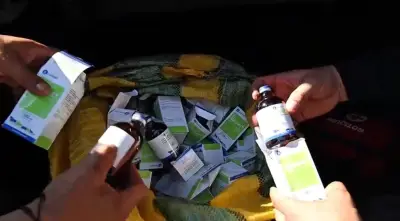 Policía incauta 108 frascos de ketamina en Cali; transportista violaba detención domiciliaria