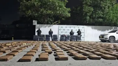 Policía incauta 1.282 kilos de marihuana en Barranquilla, golpeando a narcotráfico