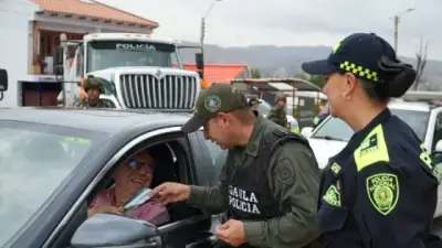Policía Nacional despliega 1.398 uniformados para Semana Santa Segura en Boyacá